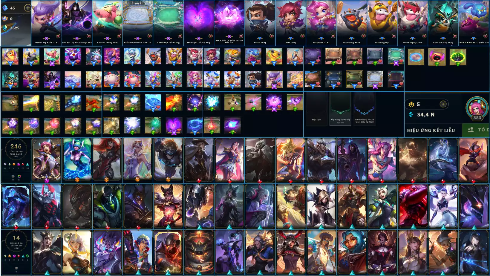 LOL TFT VIP Dư 0 Huy Chương Lục Bảo TFT - Rất Nhiều Khung Đẹp 246Skin - Lv 383- Fulln Tướg - Nhiều Hàng Hiệu Đa Sắc 18- Còn Đổi Tên TFT - TFT VIP Như Ảnh Thông Tin Hỗ Trợ Đầy Đủ - Bảo Hành 100%